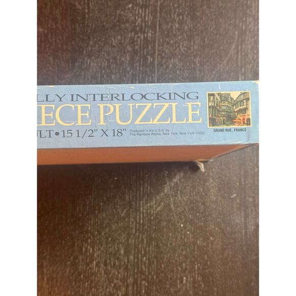 The Rainbow Works 500 Piece Puzzle Grand Rue France Vintage Factory Sealed - Picture 4 of 5